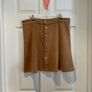 Faux Suede skirt BNWOT
